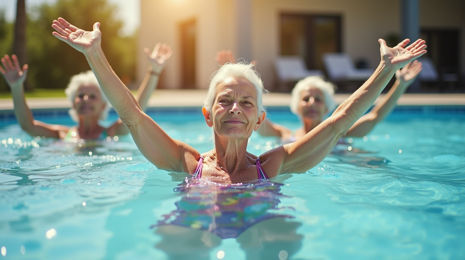 Групове заняття з аквафітнесу